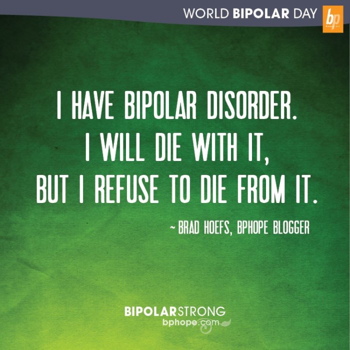 I have bipolar disorder but